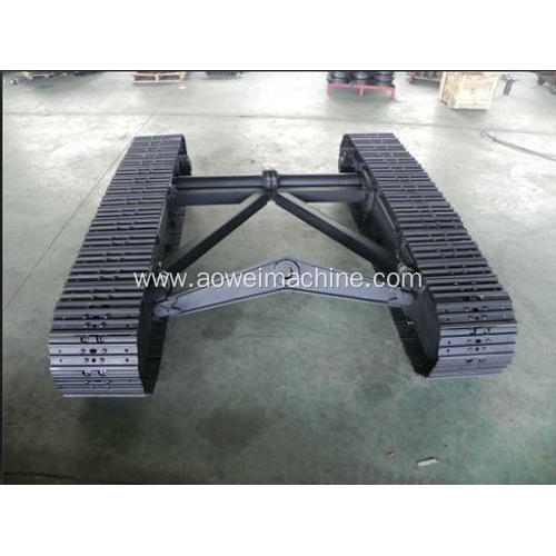 10 tons steel chassis undercarriage for Mining Drilling Rig chassis agriculture farming truck vehicle dumper